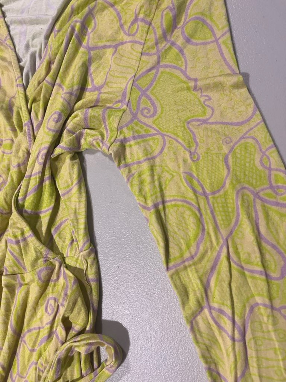 Rhode Neon Colors Long Robe Size Medium - Picture 4 of 10